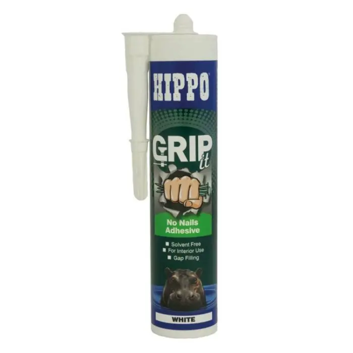 Hippo Grip It No Nails Adhesive White - 290Ml 1