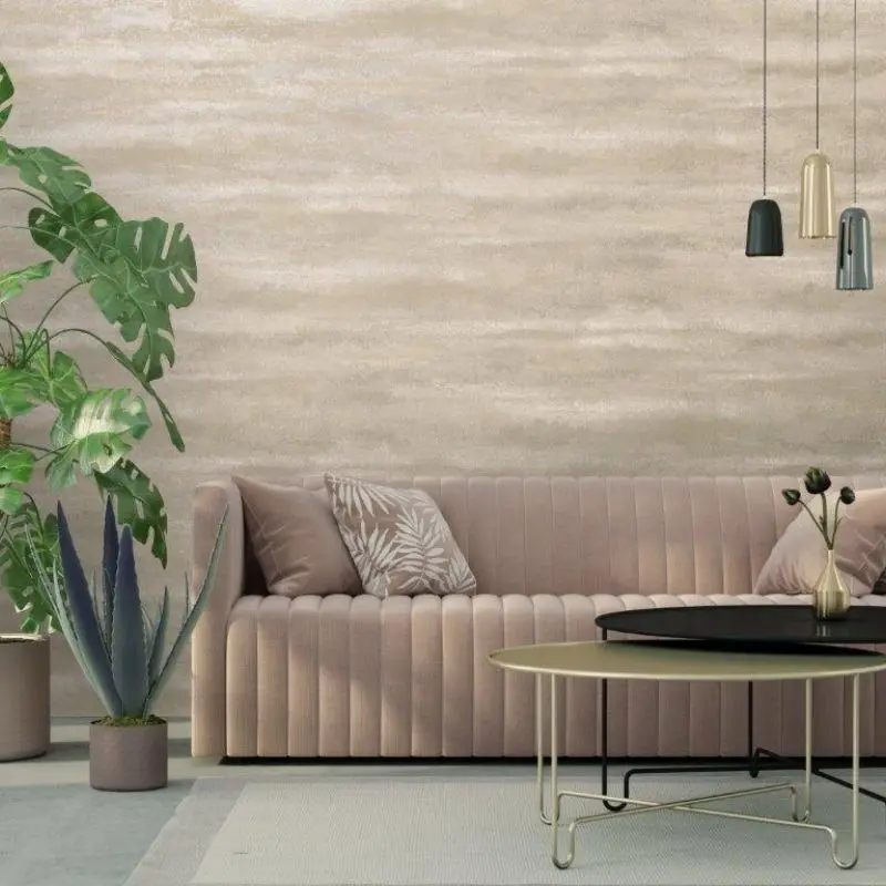Horizon Bead Metallic Wallpaper 1