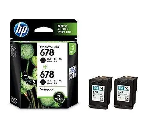 Hp Original 678 Black Ink Cartridge Combo Pack 1