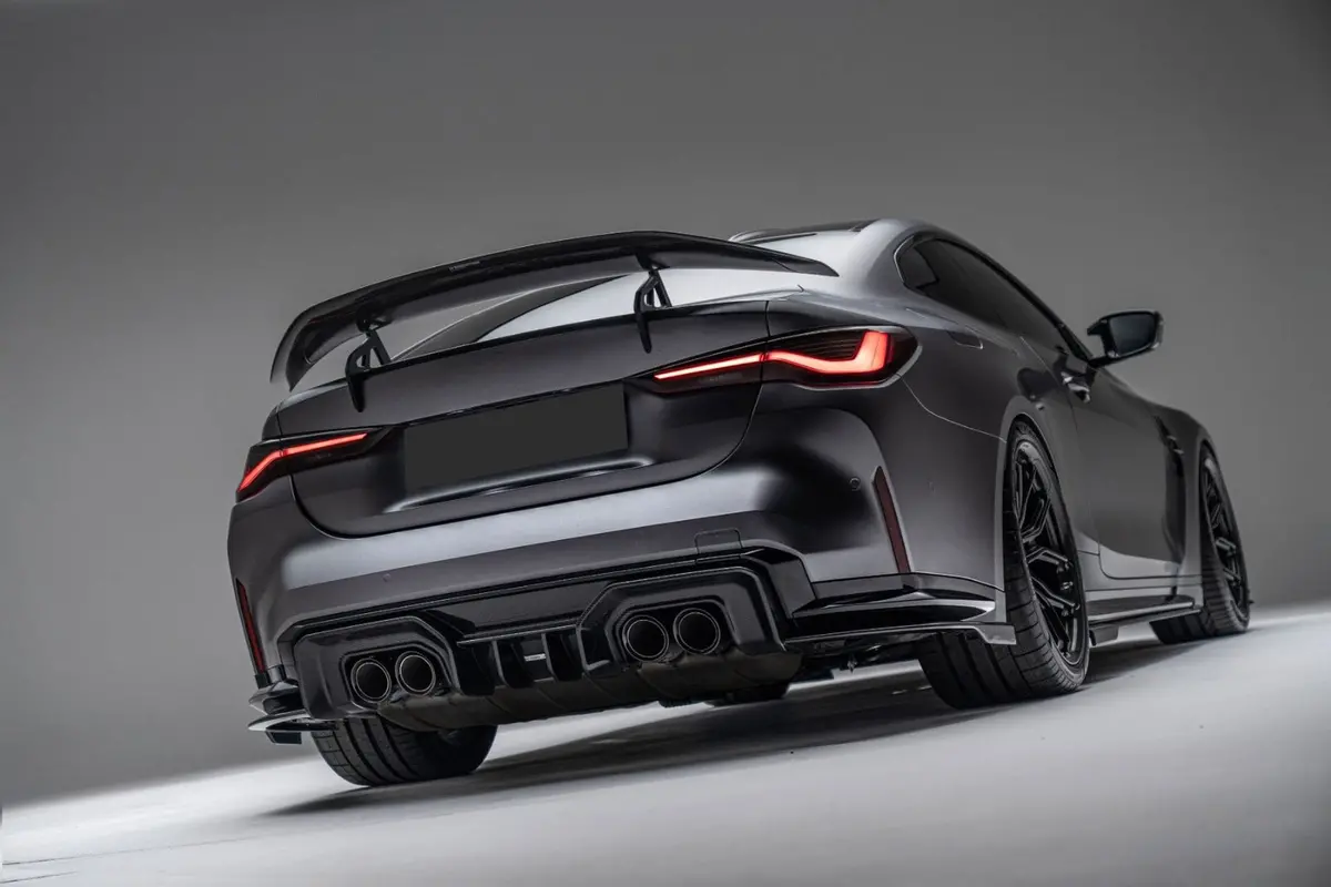 Dynacarbon™️ Carbon Swan Neck Spoiler For Bmw G22 G82 M4 2020-2026 1