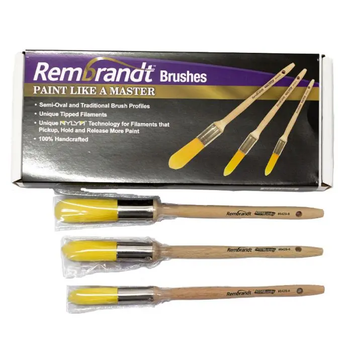 Arroworthy Rembrandt Round Cut Sash Brush 1