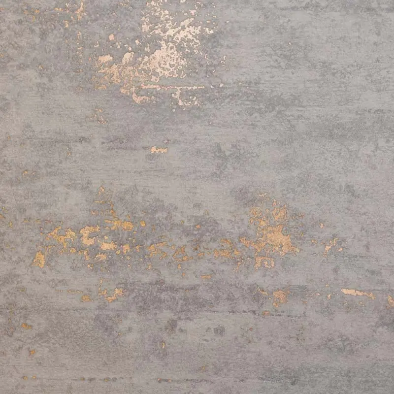 Gravity Stone Effect Textured Metallic Wallpaper Grey & Rose Gold 1