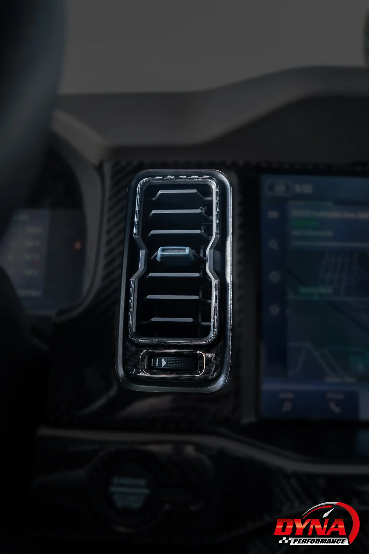 Dynacarbon™️ Carbon Fiber Inner Vents And Steering Accent For Ford Bronco 2021-2024 1