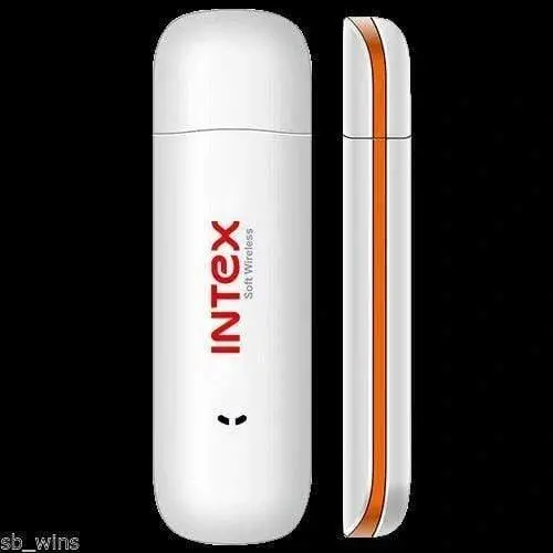 Intex Dc 7.2 Swm 3G Data Card Soft Wireless! Downlink 7.2Mbps!! Uplink 5.76Mbps!!! 1