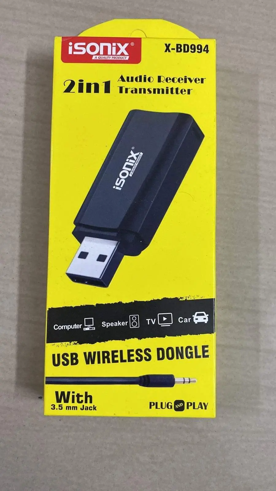 Isonix Car Bt X-Bd994 2.0 Usb Wireless Bluetooth Receiver 1