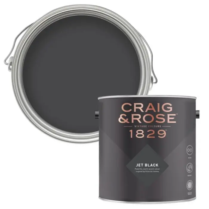 Craig & Rose 1829 Paint - Jet Black 1