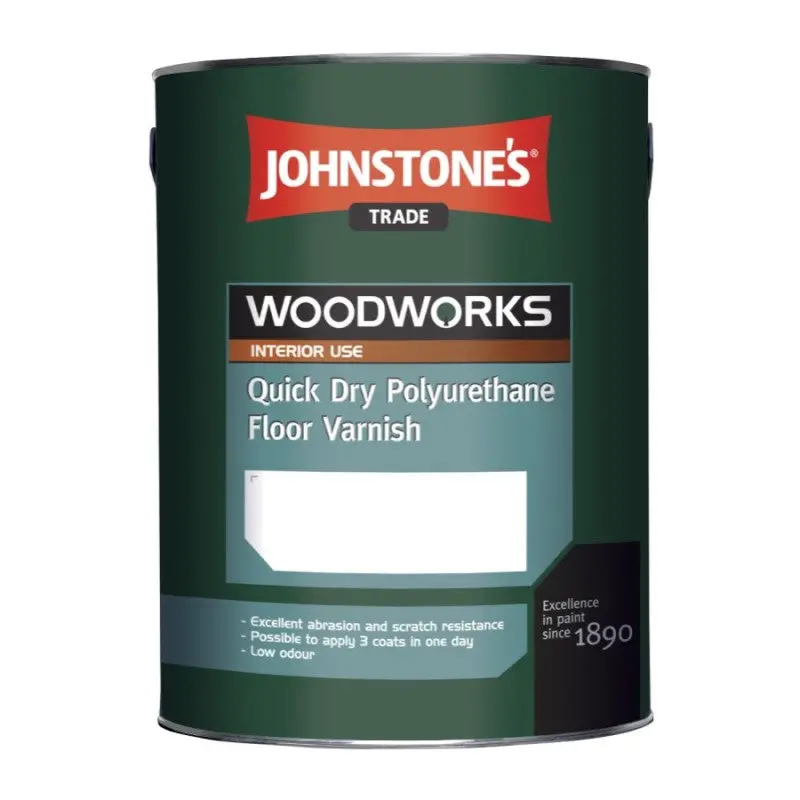 Johnstone's Trade Quick Dry Polyurethane Floor Varnish 1