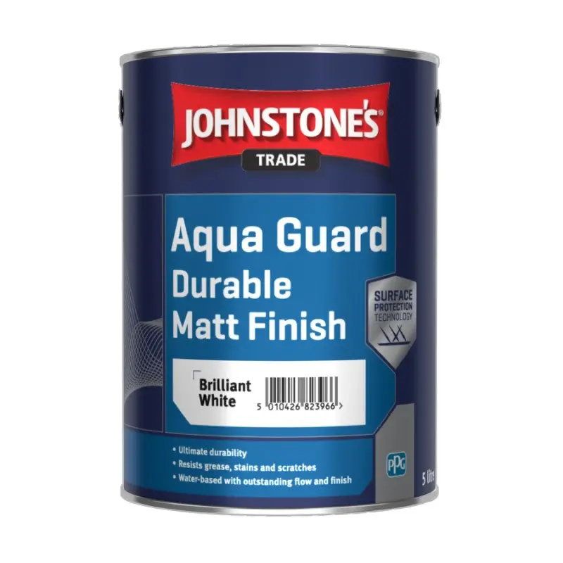Johnstone's Trade Aqua Guard Durable Matt - Brilliant White 1