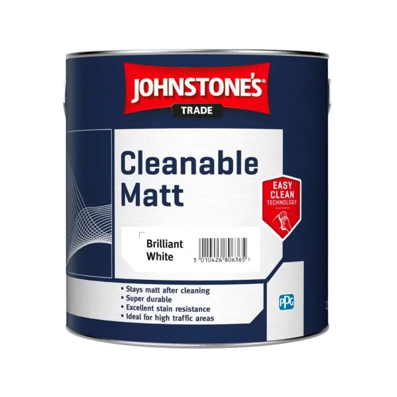 Johnstone's Trade Cleanable Matt - Brilliant White 1