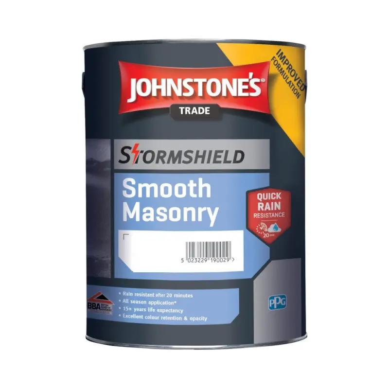Johnstone's Trade Stormshield Smooth Masonry Paint - Colour Match 1