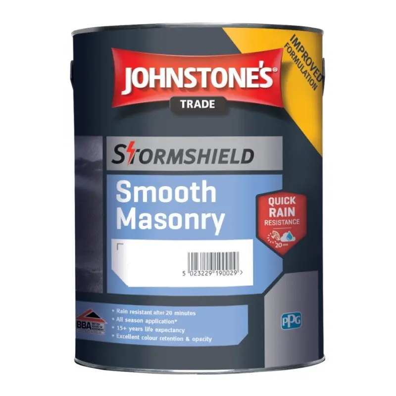 Johnstone's Trade Stormshield Smooth Masonry Paint 1
