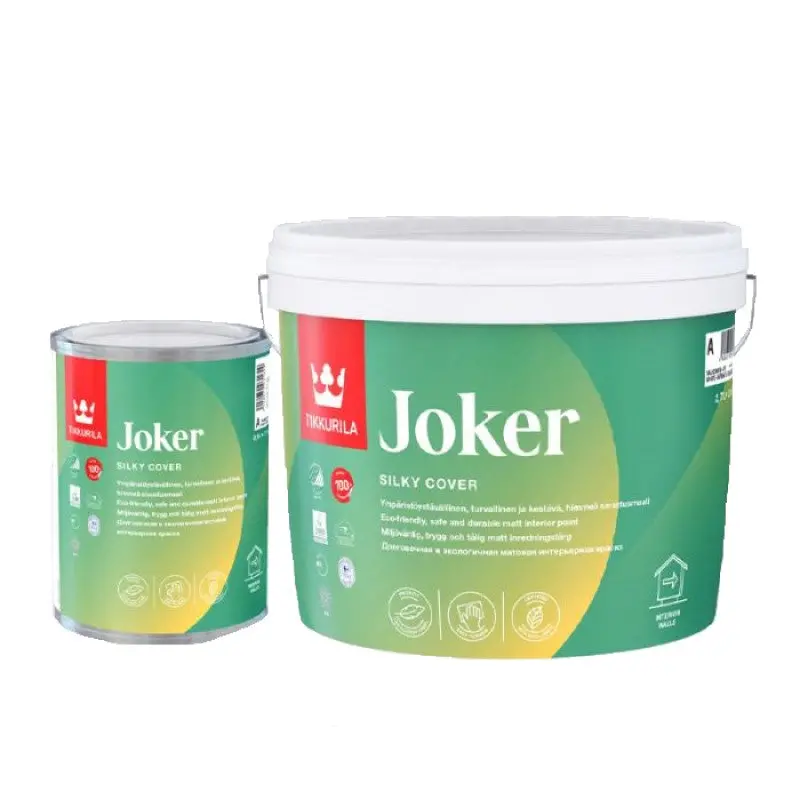 Tikkurila Joker Zero Odour Matt For Walls & Ceilings - Colour Match 1