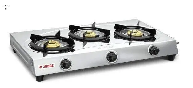 Judge Aura 3 Burner Jag 03 Stainless Steel Gas Stove 2