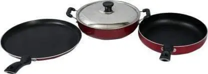 Jyoti Non Stick 3Pc Gift Set (Kadai-Fry Pan-Tawa) 1