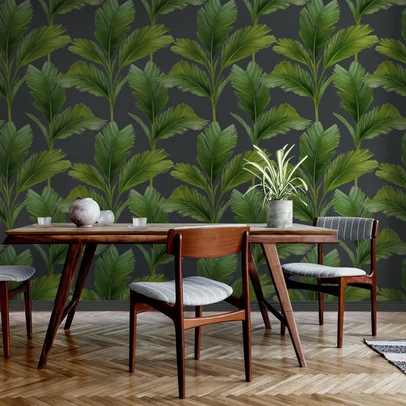Kailani Palm Leaf Wallpaper 3