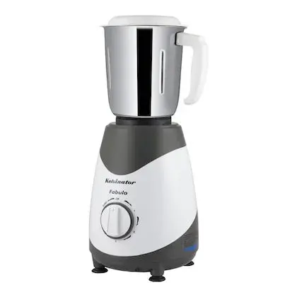 Kelvinator Fabulo Mixer Grinder With Abs Body, 3 Ss Jars With Flexible Jar Lids 1