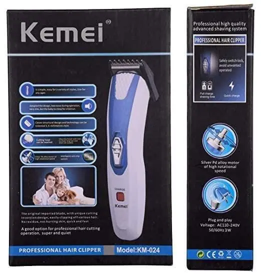 Kemei Km-024 Runtime: 30 Min Trimmer For Men 1