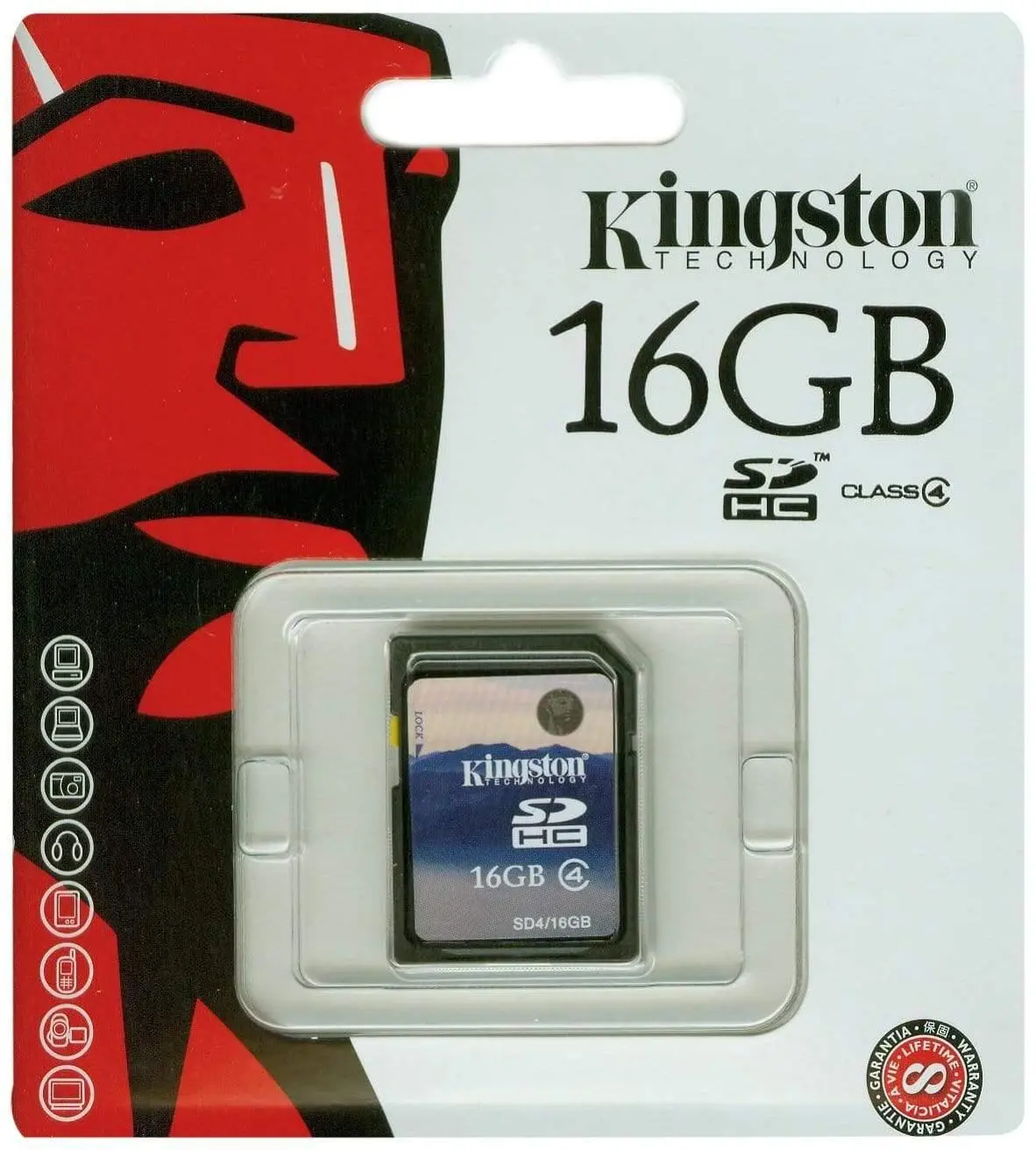 Kingston 16Gb Class 4 Memory Card (Sd4/16Gb) 1
