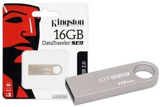 Kingston Data Traveler 16Gb Metal Pen Drive Se9 1