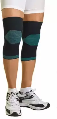 Dyna Comfort Knee Support- Pair Knee Support  (Black) 1