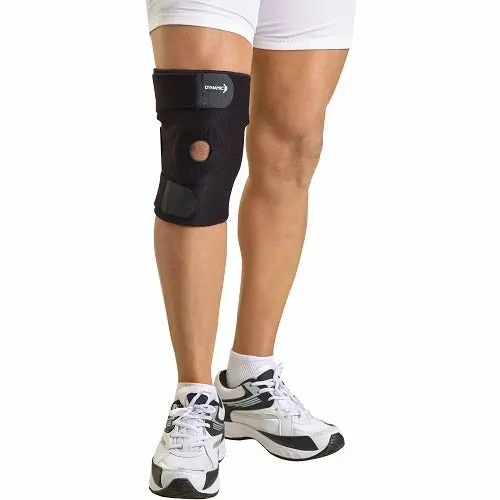 Dyna Wrap Around Knee Support-Knee Cap With Open Patella Design For Patella Tracking-Wrap Around Knee Support-Universal 1
