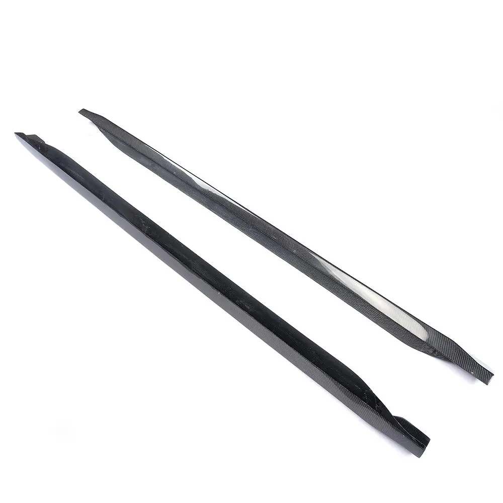 Dynacarbon™️ Carbon Side Skirts Extension For Ford Mustang Coupe 2015-2023 (Fits V6, Ecoboost And Gt Models 1