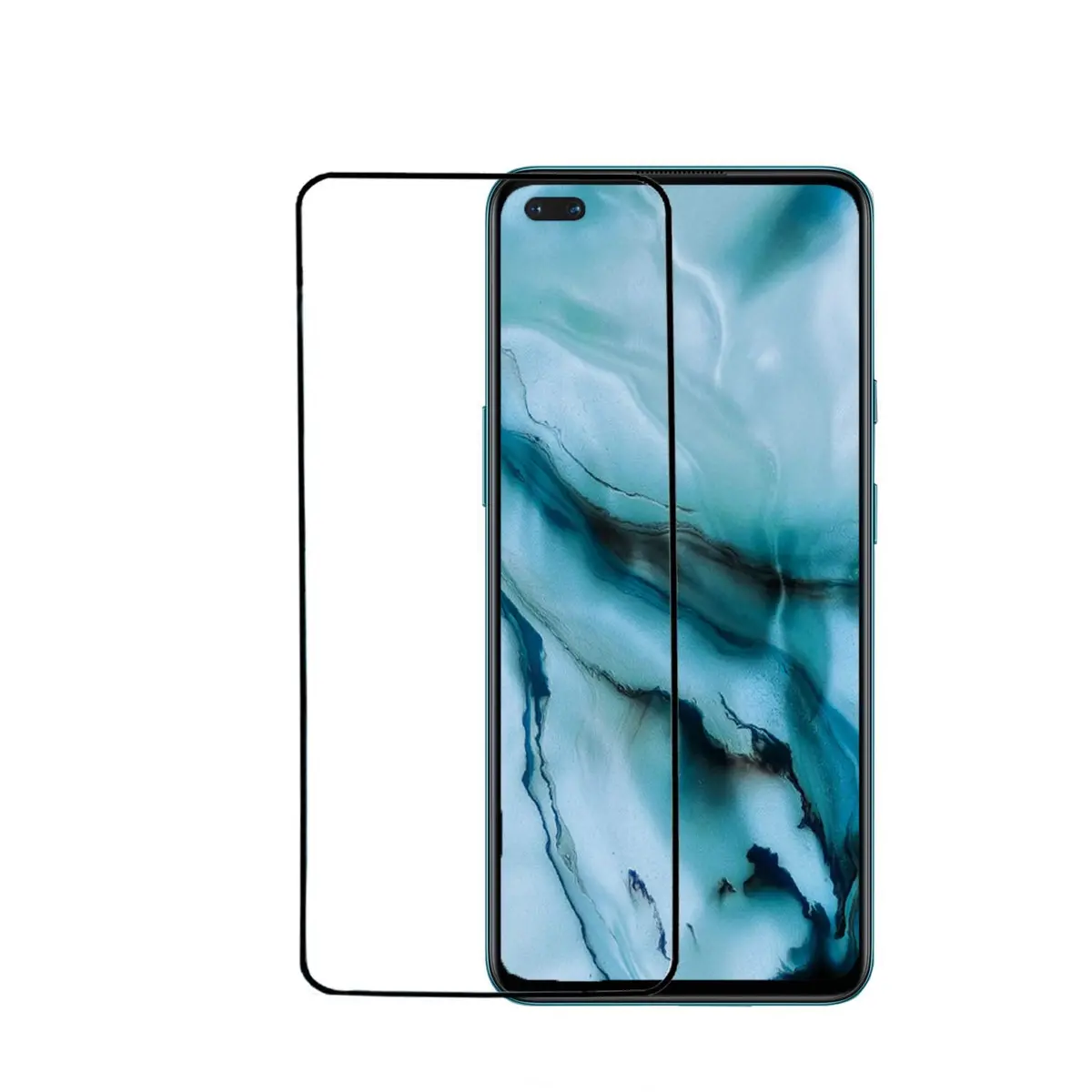 Dealsplant Premium Quality Super D Full Temper Glass For One Plus Nord 1