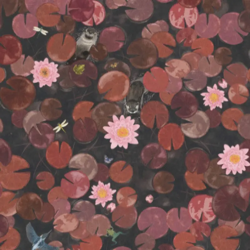 Little Greene Lily Pads Mural Wallpaper Sample - Adventurer 1