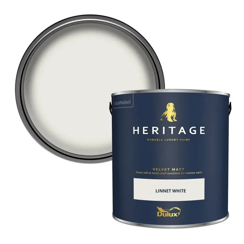 Dulux Heritage Matt Emulsion - Linnet White 2