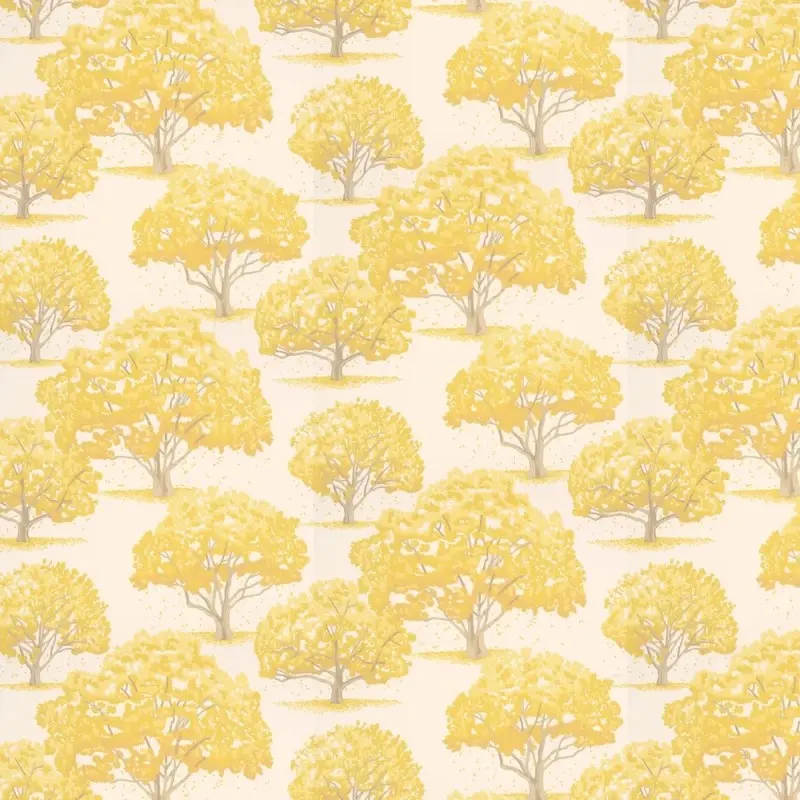 Little Greene Magnolia Blossom Wallpaper Sample - Indian Yellow 1
