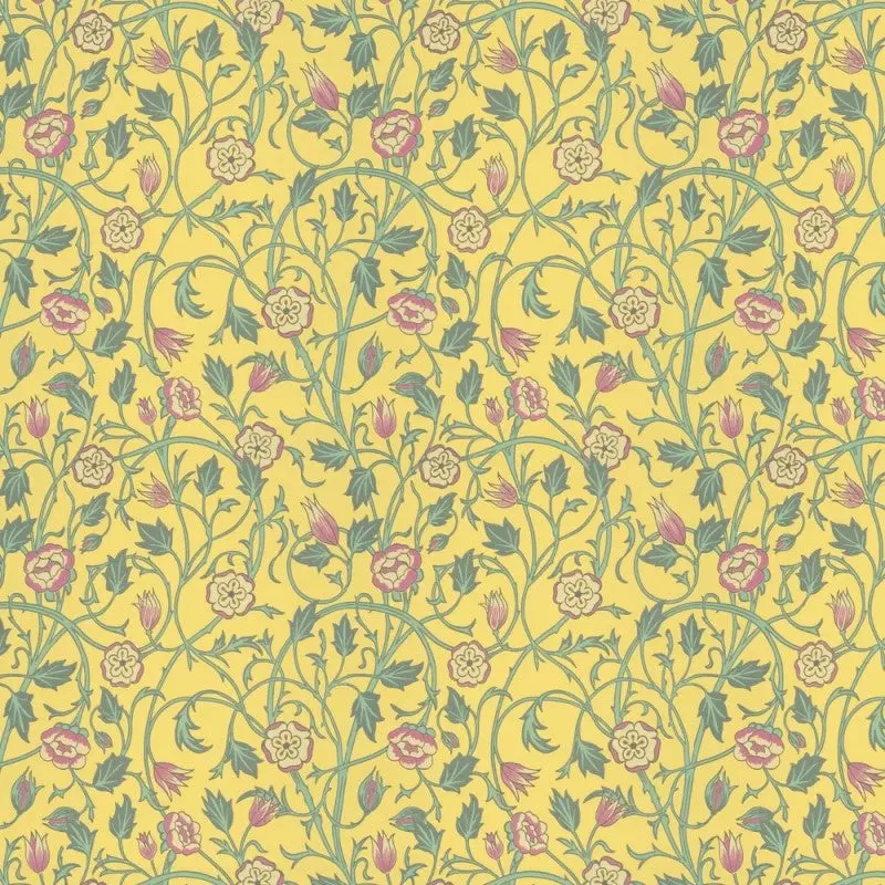 Little Greene May's Tulip Wallpaper Sample - Indian Yellow 1