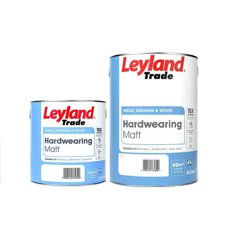 Leyland Trade Hardwearing Matt - Colour Match 1