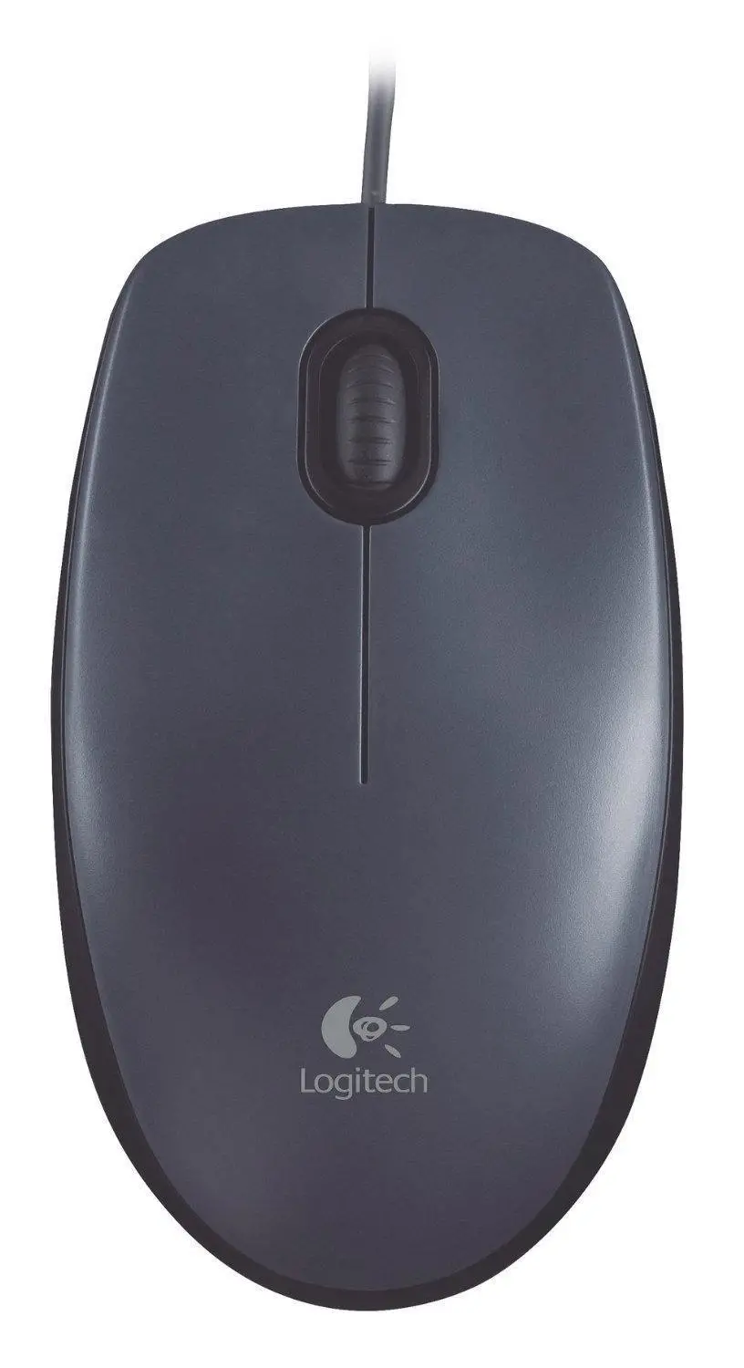 Logitech M100r Wired Usb Mouse (Black) 1
