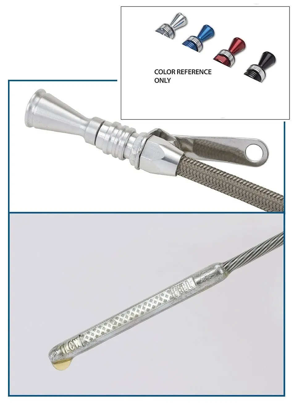 Anchor-Tight Lk-1220004 Polished Locking Engine Dipstick 1