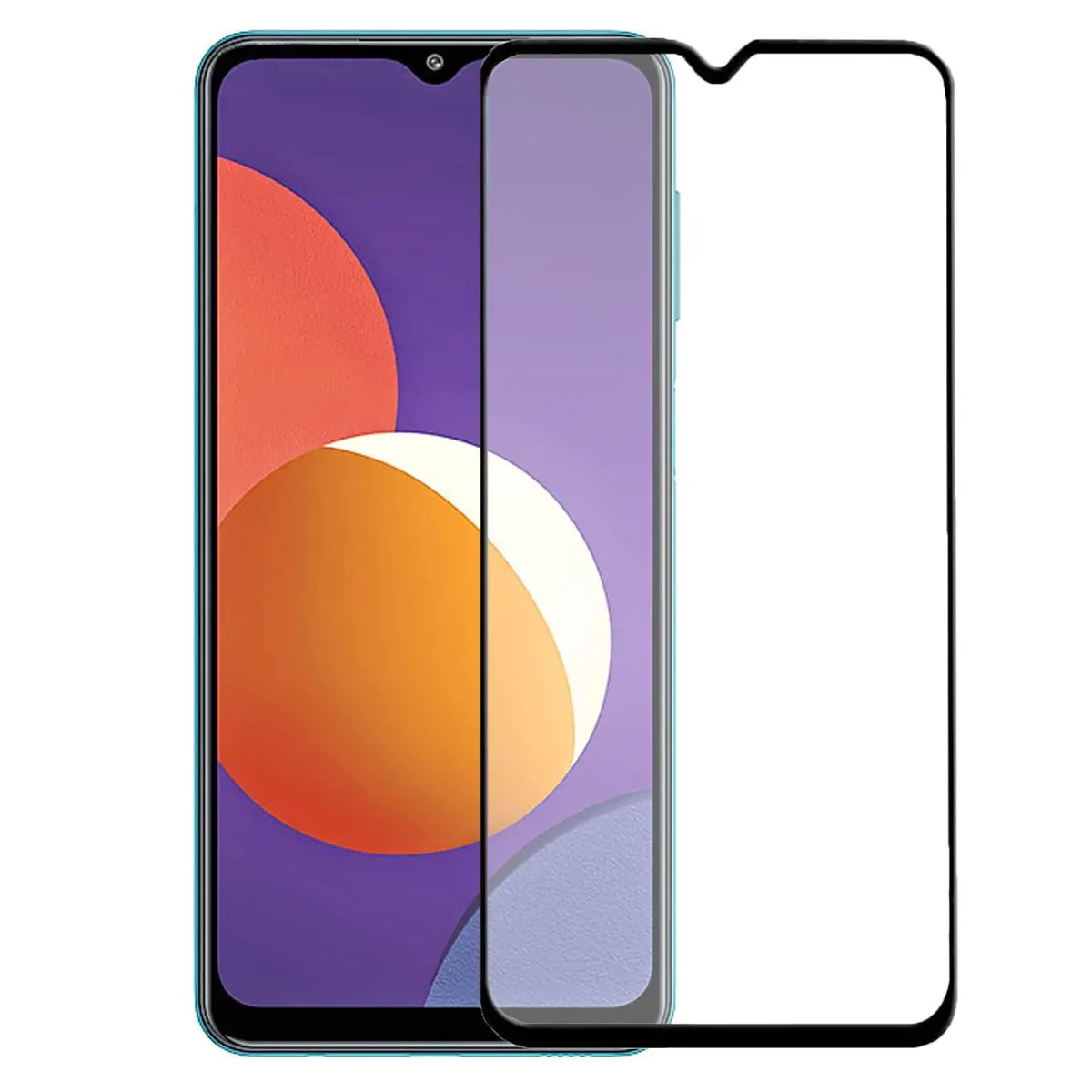 Dealsplant Premium Quality Super D Full Temper Glass For  Samsung Galaxy M12 1