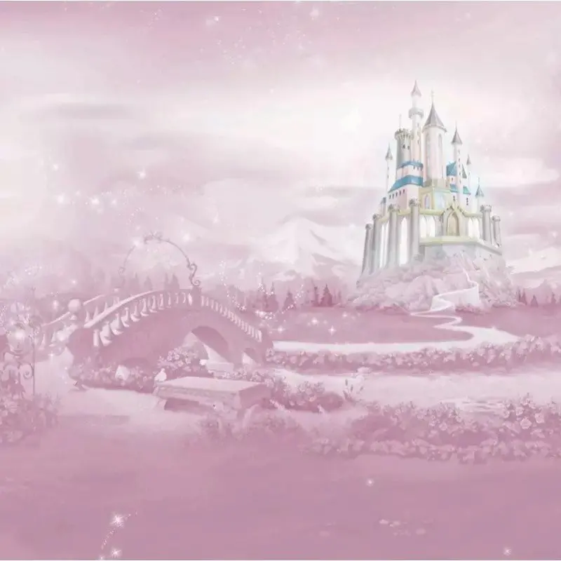 Disney Princess Castle Mural Wallpaper 1
