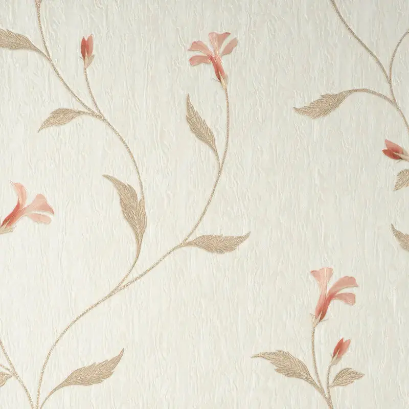 Vymura Bellagio Metallic Floral Wallpaper 1