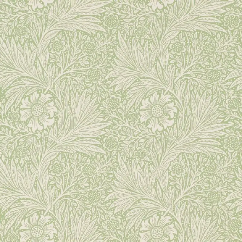Morris & Co Marigold Wallpaper - Artichoke Sample 1