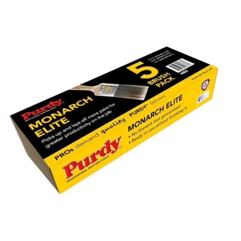 Purdy Monarch Elite Brush Pack (5 Pack) - Me5 1
