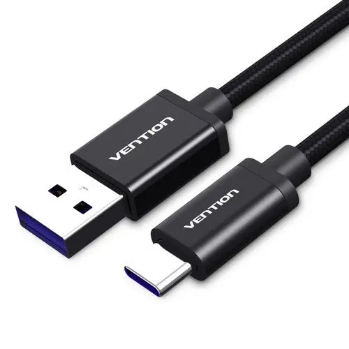 Vention Metal Type Cotton Braided Usb 2.0 Cable 1