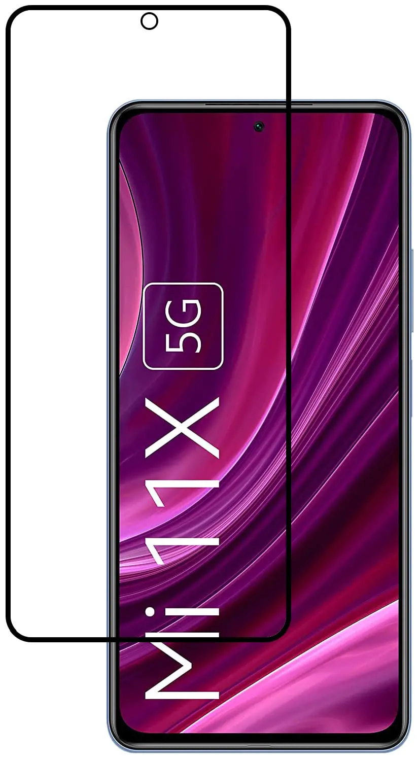 Dealsplant Premium Quality Super D Full Temper Glass For Mi 11X Pro 1