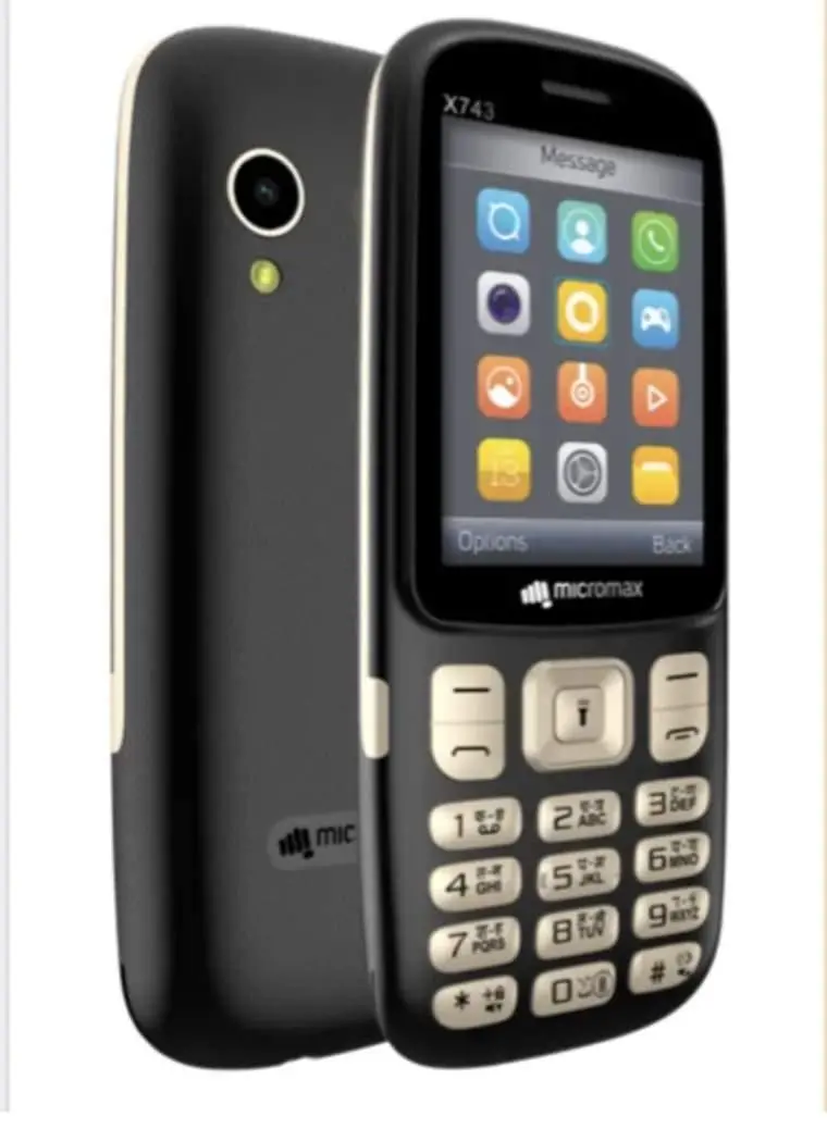 Micromax X743 Black 1