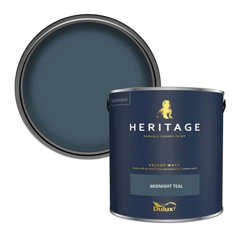Dulux Heritage Midnight Teal - Matt Emulsion 2