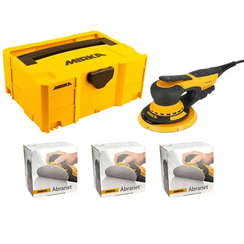 Mirka Deros 2 230V Deco Solution Kit 125/150Mm (Kit2411cdmuk) 1