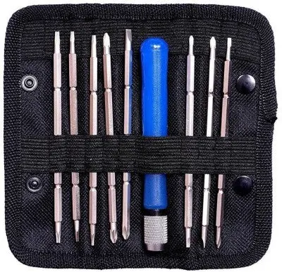 Ranz Mobile Repairing Tools And Laptop Open Screwdriver Kit, 8 In 1 Magnetic Multi Function Repairing Screwdriver Tool Kit Precision Screwdriver Set(Pack Of 1) 1