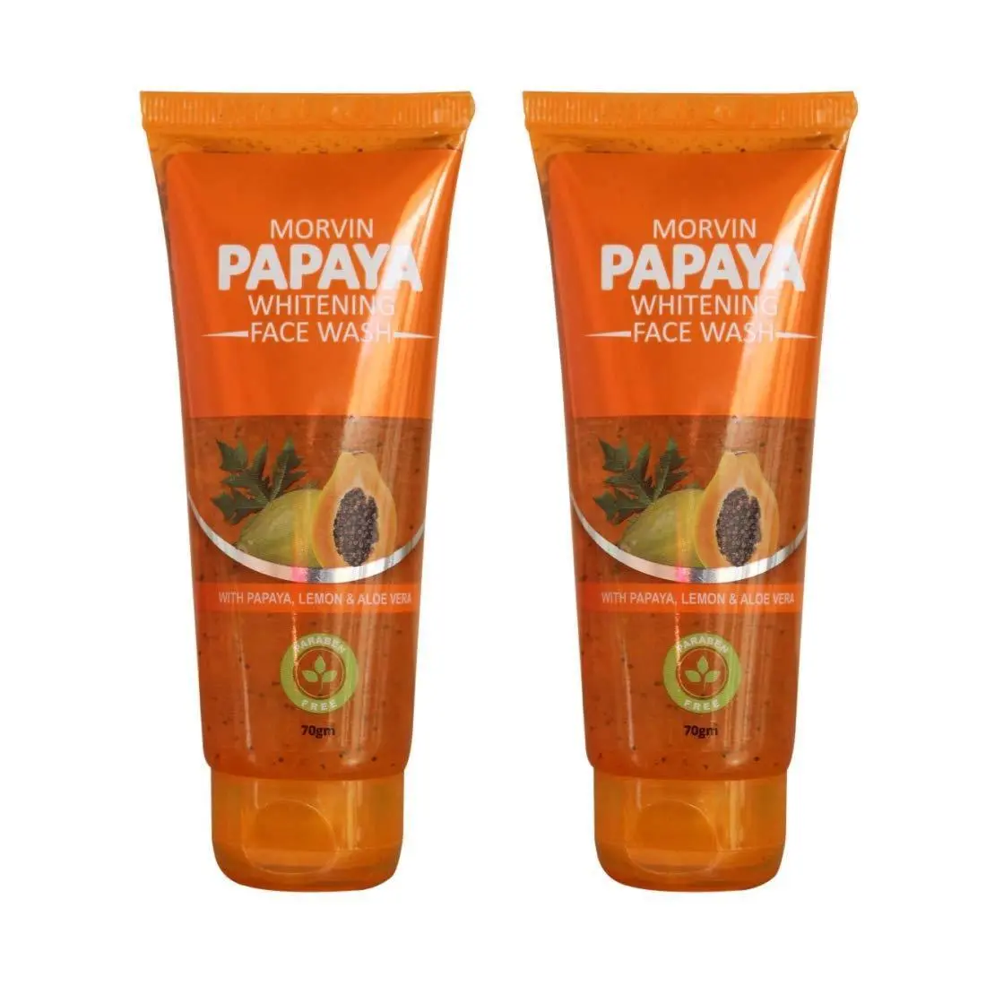 Morvin India Morvin Papaya Whitening Face Wash 70Gm Pack Of 2. 1