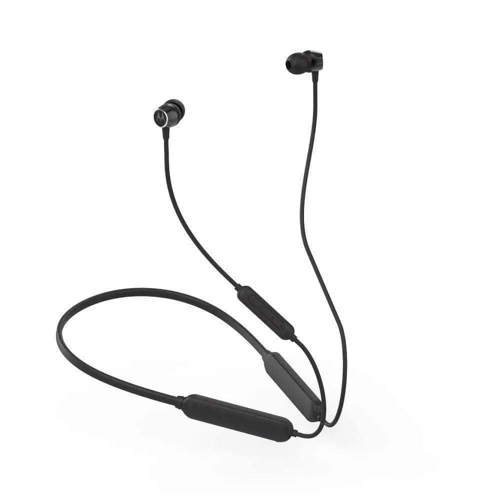 Motorola Verve Rap 100 Sport Neckband In-Ear Headphones With Alexa (Black) 1