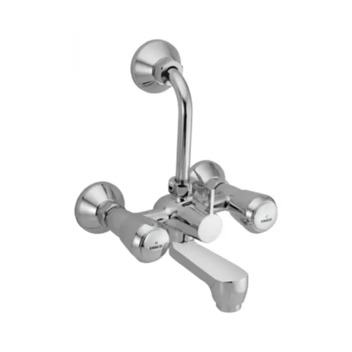Essco 2 Way Wall Mixer Marvel- Chrome Finish 115 Mm Long Bend Pipe For Connection To Overhead Shower  Mqt-Chr-517Bkn 1