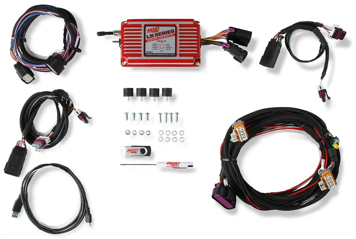 Msd 6014 Red Ls Ignition Controller For Performance Applications 1