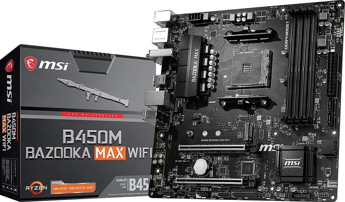 Msi B450m Bazooka Max Wifi Motherboard 1